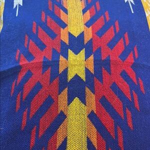 Southwestern Pattern Bedding Set - Red and Blue